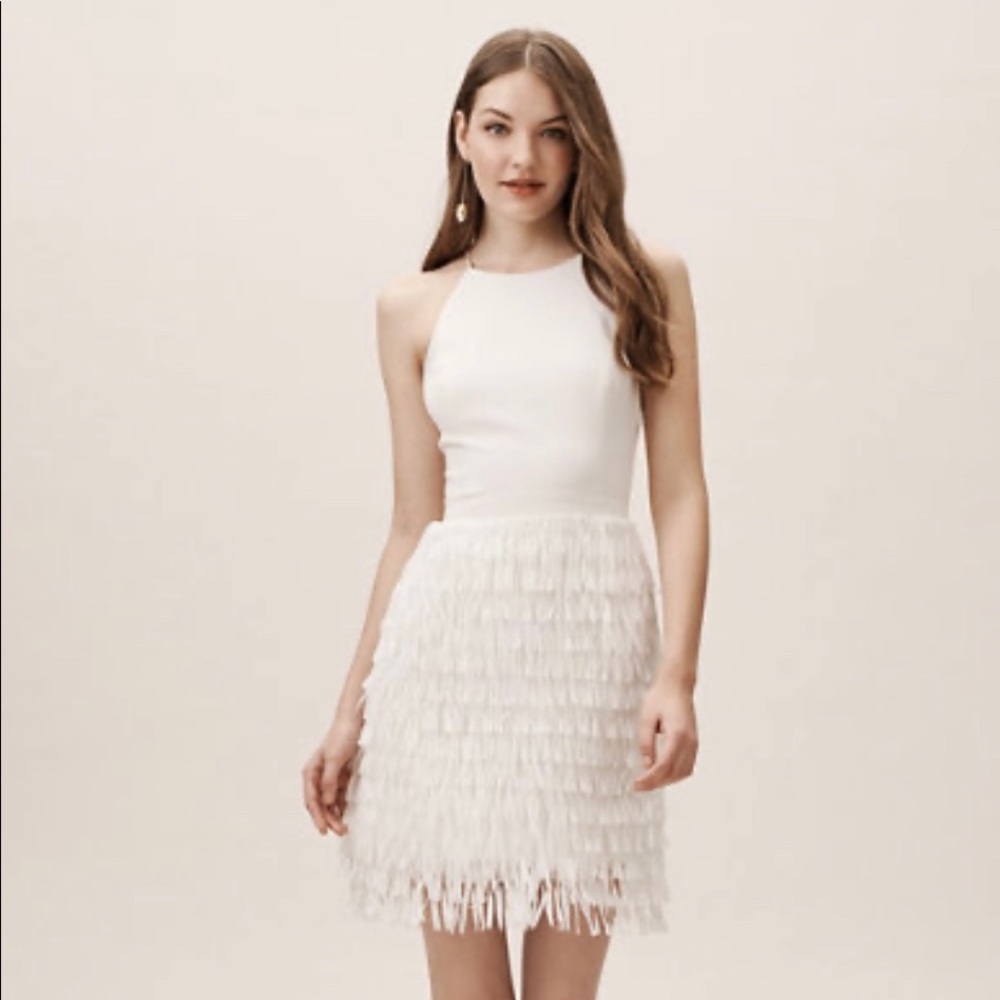 White BHLDN Rehersal Dress! Size 4 Aidan Mattox